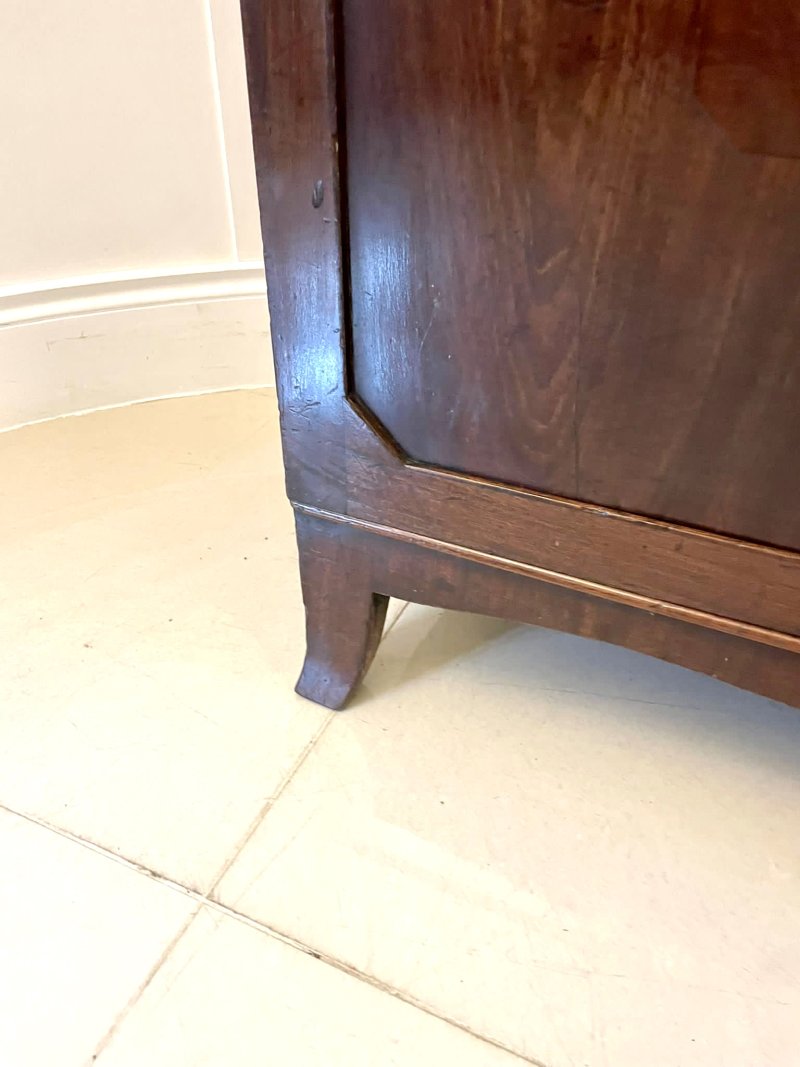 Antique George III Quality Figured Mahogany Secretaire Desk/Cabinet - Image 10